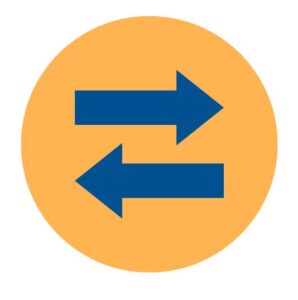 Arrows back and forth Icon